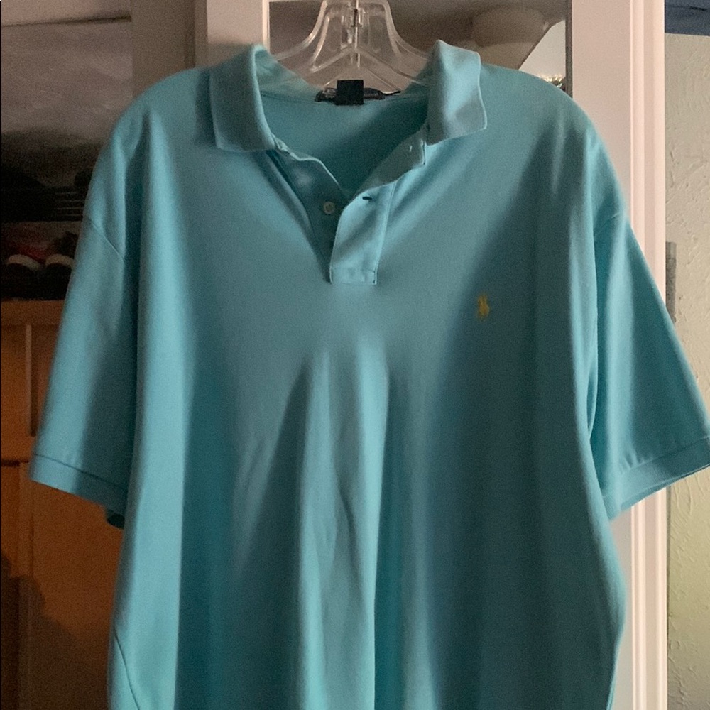Polo by Ralph Lauren Blue Polo Shirt Classic Design